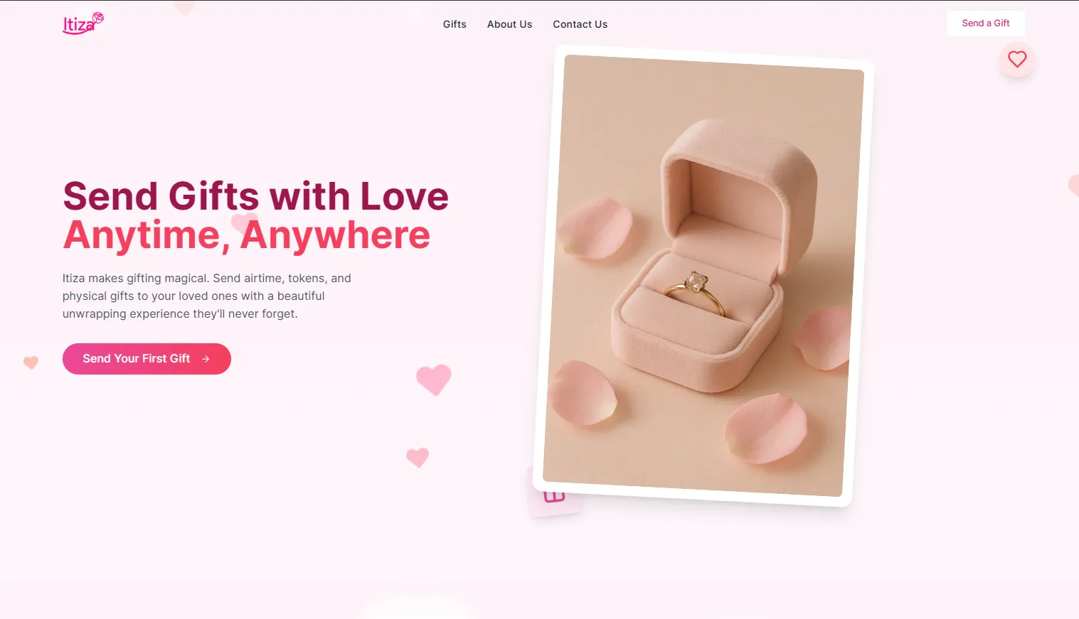 Itiza Gifting Platform